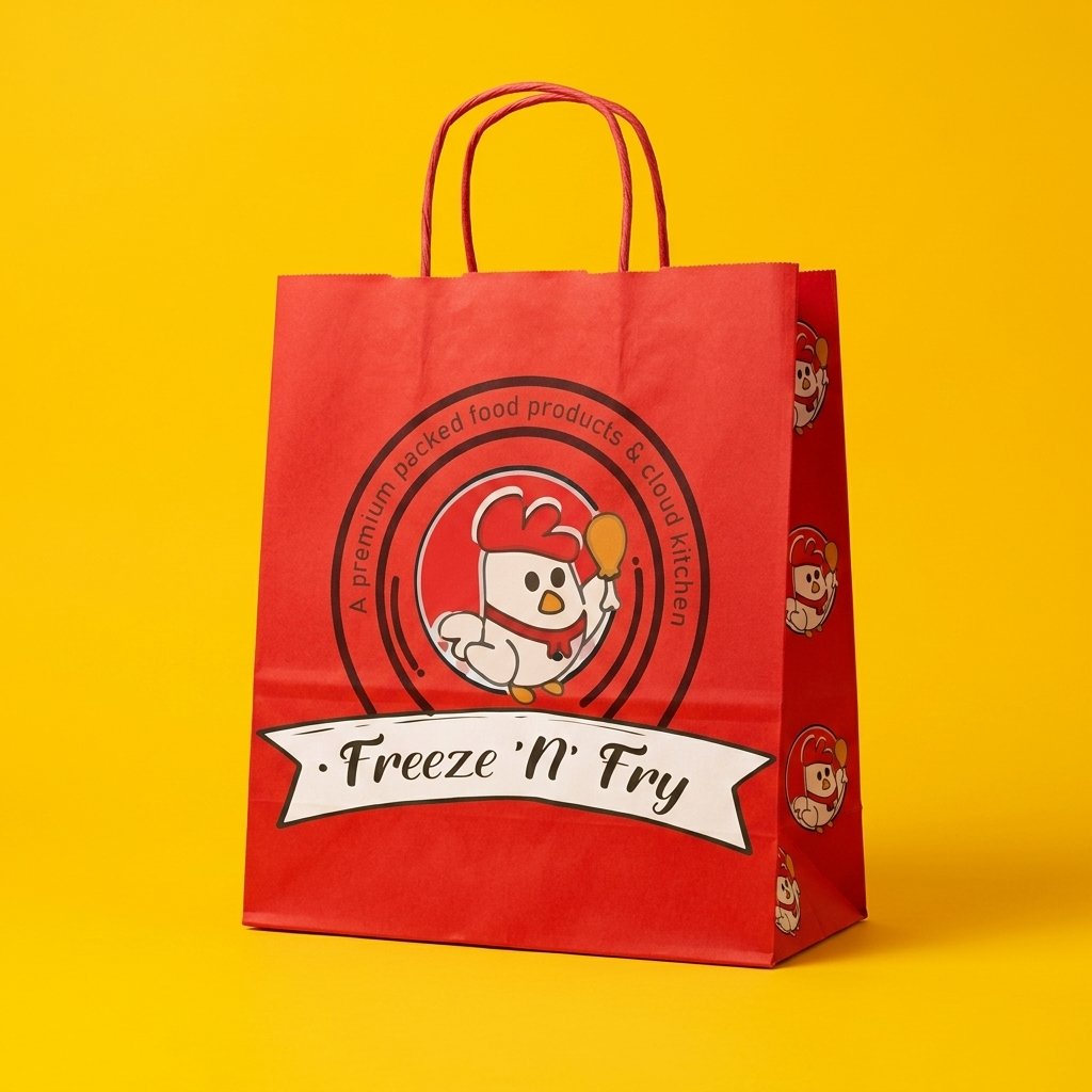 Freeze N Fry Branded Takeout Delivery Bag